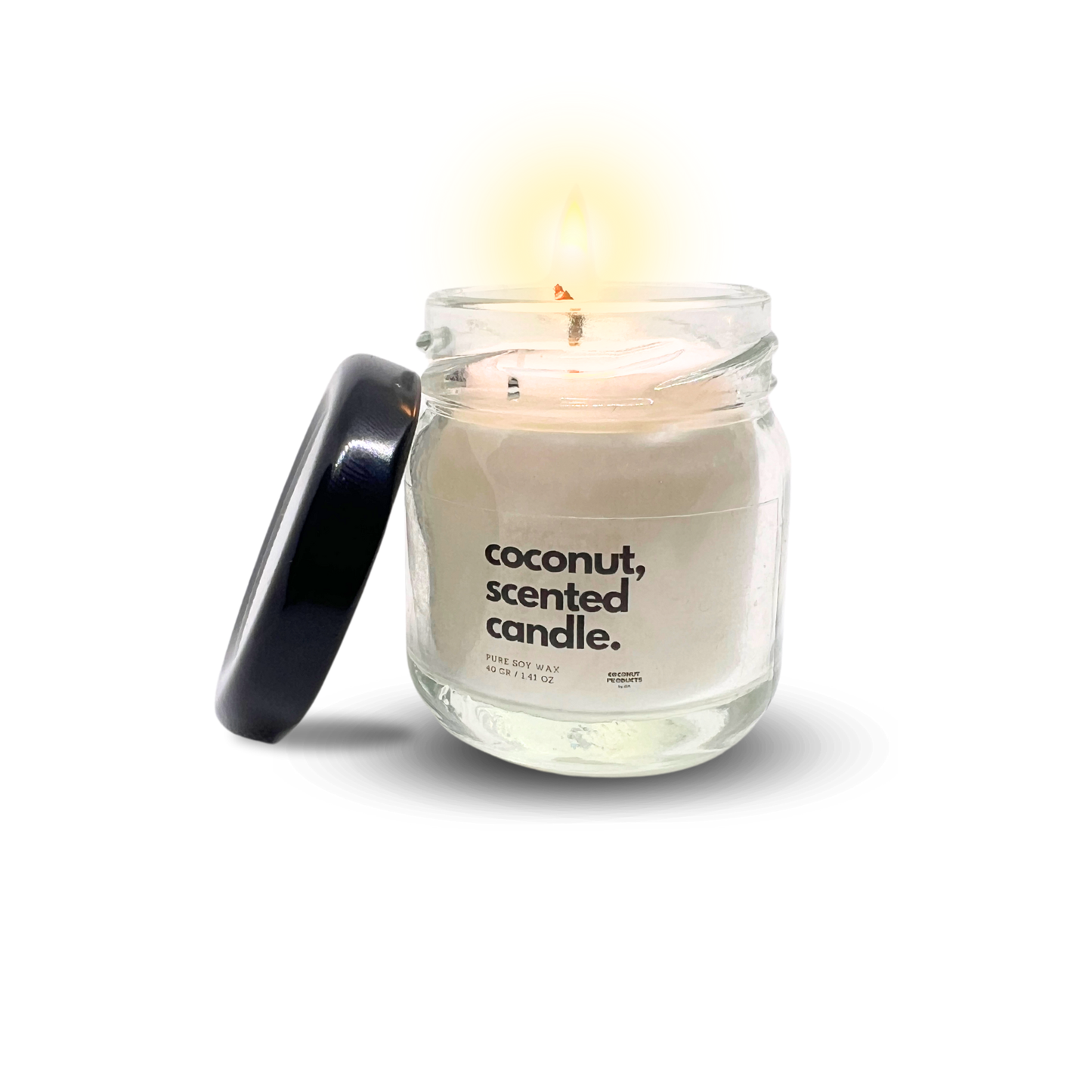 Hindistan Cevizi Kokulu Soya Mum 3'lü Set