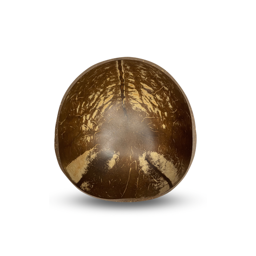 2'li Set Doğal ve El Yapımı Hindistan Cevizi Kase