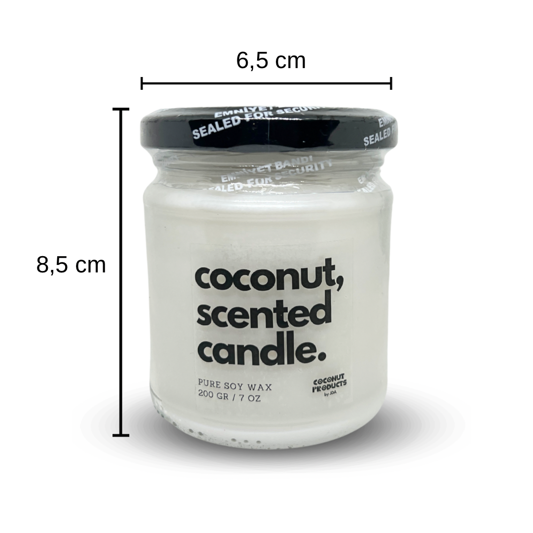 Hindistan Cevizi Kokulu Soya Mum 200 gr