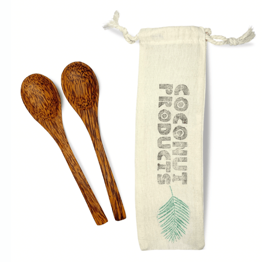 Wooden Spoon - 2 Pieces - Bowl Spoon